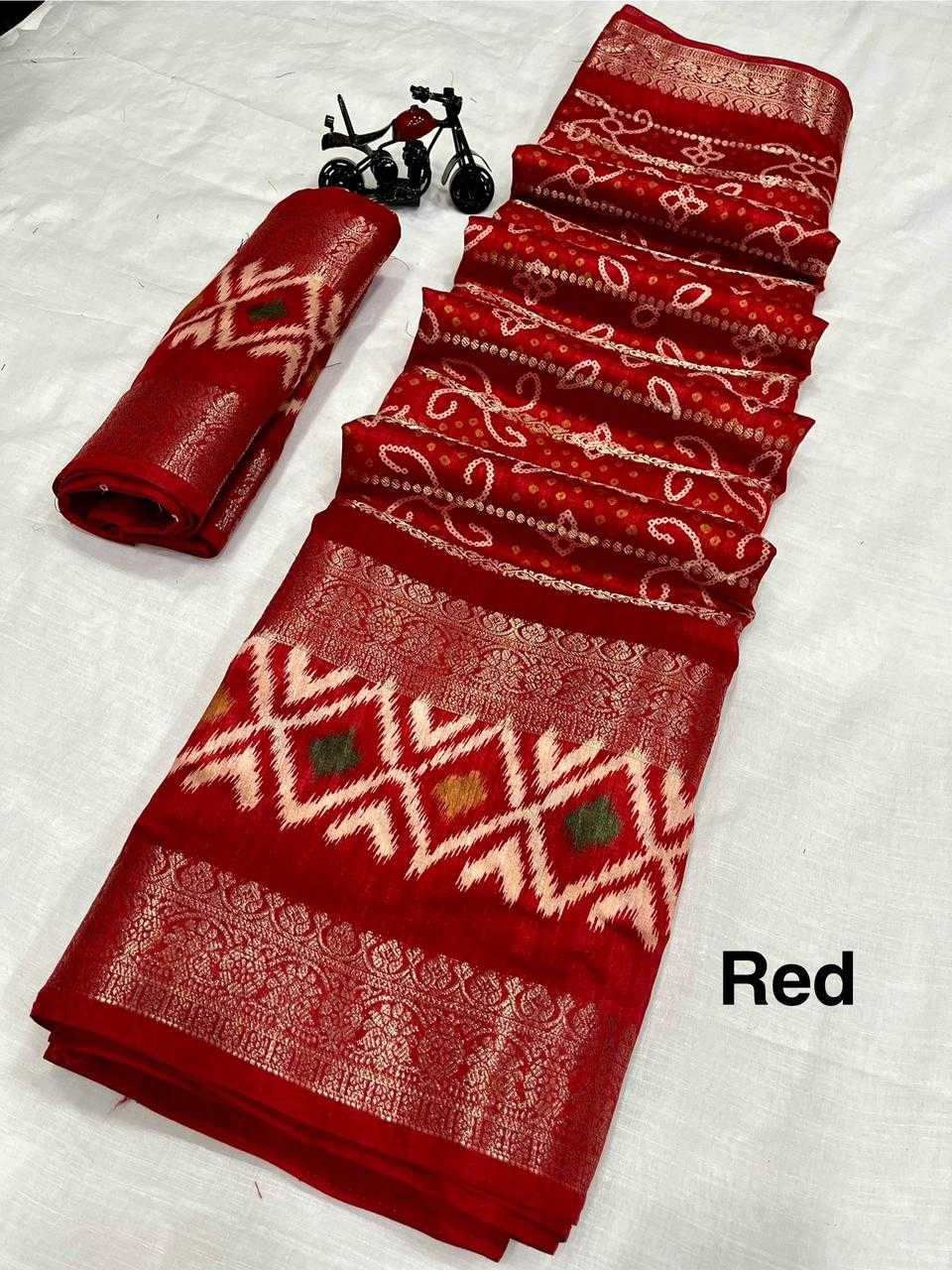 Silk Cotton Rwc Same Sarees  Printed Ladies Cotton Linen Sarees