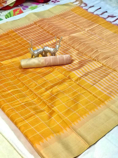 Silk Kesh167 Khadi Muga Silk Sarees  Soft Silk South Indian Silk Sarees