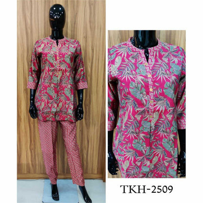 Silk Kesh179 Ahb101 Western Wear  Co-Ord Set