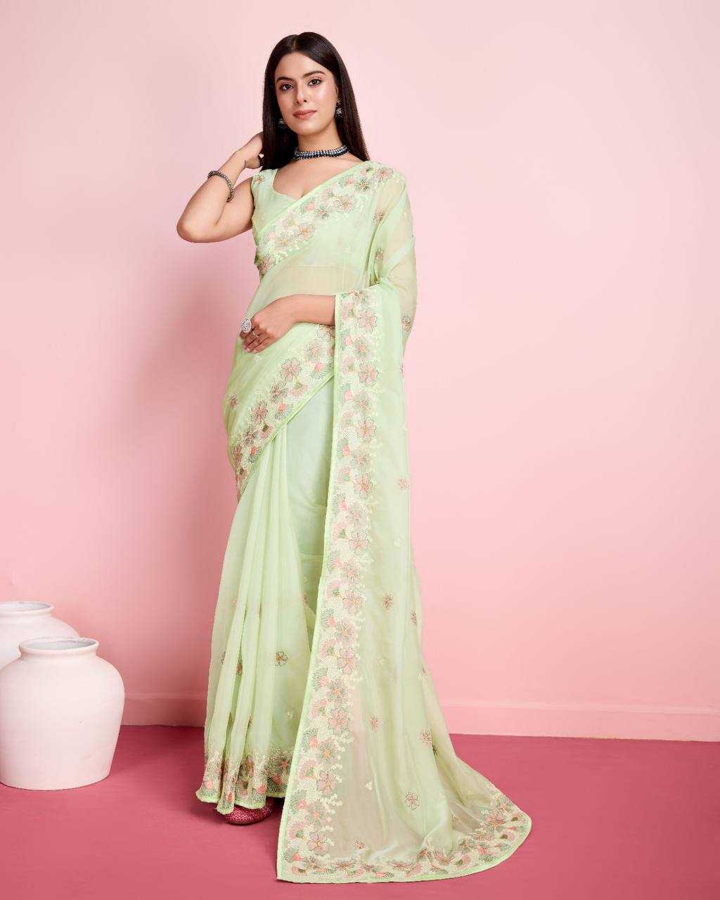 Silk Organza Rvl Rashmika 2  Sarees