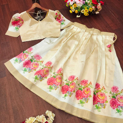 Silk Rcba 71 Lehengas  Traditional Printed Lehengas