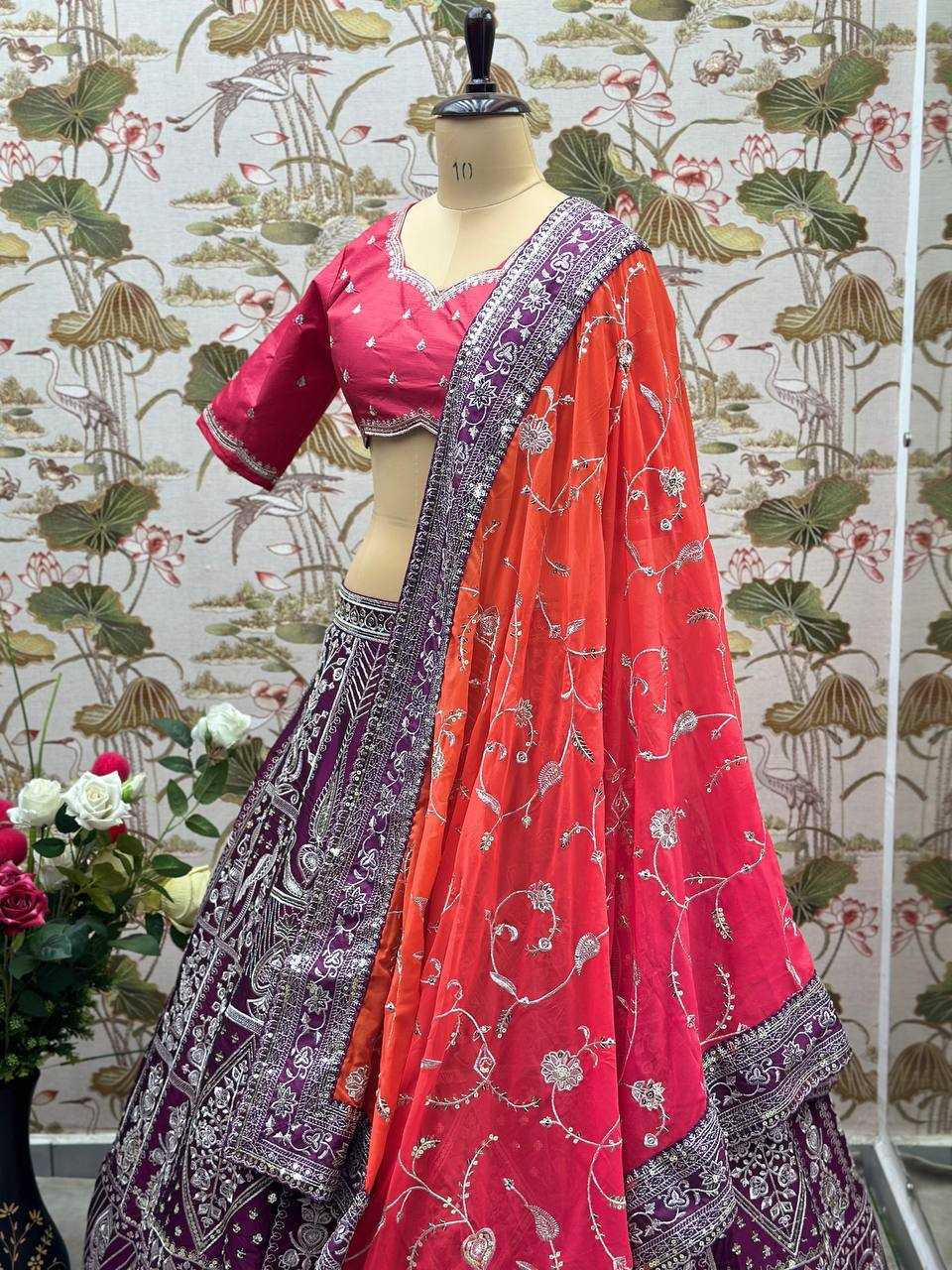 Silk Rin114 5038 Lehengas  Traditional Silk Celebrity Embroidered Bollywood Lehengas