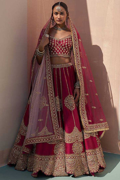 Silk Rin114 5039 Lehengas  Fancy Traditional Silk Embroidered Lehengas