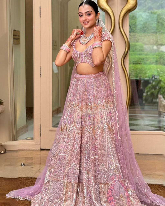 Silk Rin121 998 Lehengas  Wedding Embroidered Silk Designer Lehengas