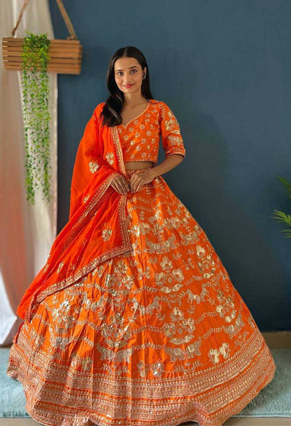 Silk Rin161 5026 Lehengas  Fancy Silk Lehengas