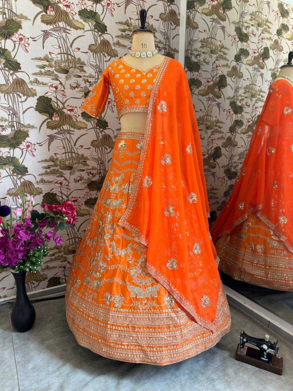 Silk Vdd 5026 Lehengas  Traditional Embroidery Lehengas