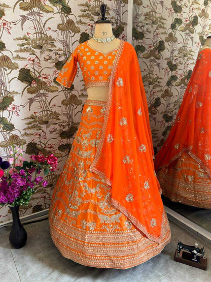 Silk Vdd 5026 Lehengas  Traditional Embroidery Lehengas