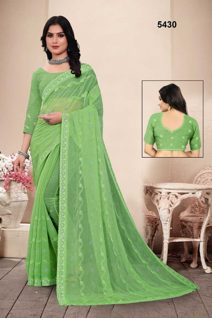 Simar Silk Rsrm 5430 Sarees  Fancy Embroidery Sarees