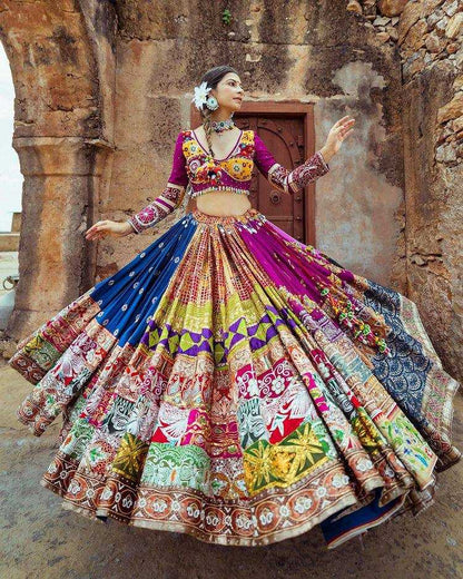 Soft Butter Silk Kesh151 1075 Lehengas  Traditional Printed Navratri Chaniya Choli