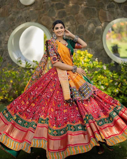 Soft Butter Silk Kesh151 650 Lehengas  Traditional Printed Navratri Chaniya Choli