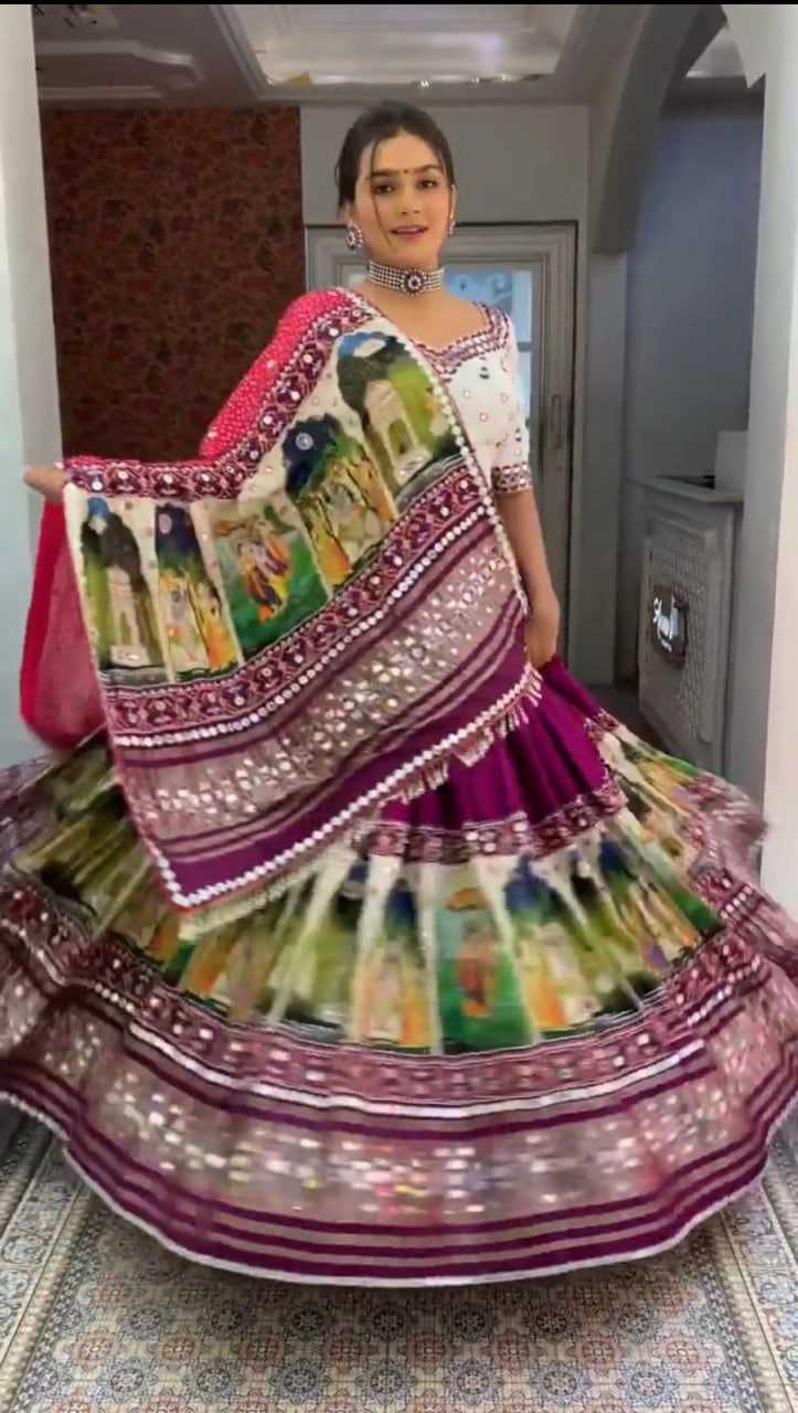 Soft Butter Silk Kesh151 695 Lehengas  Traditional Printed Navratri Chaniya Choli