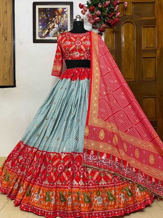 Soft Butter Silk Kesh151 703 Lehengas  Traditional Printed Navratri Chaniya Choli