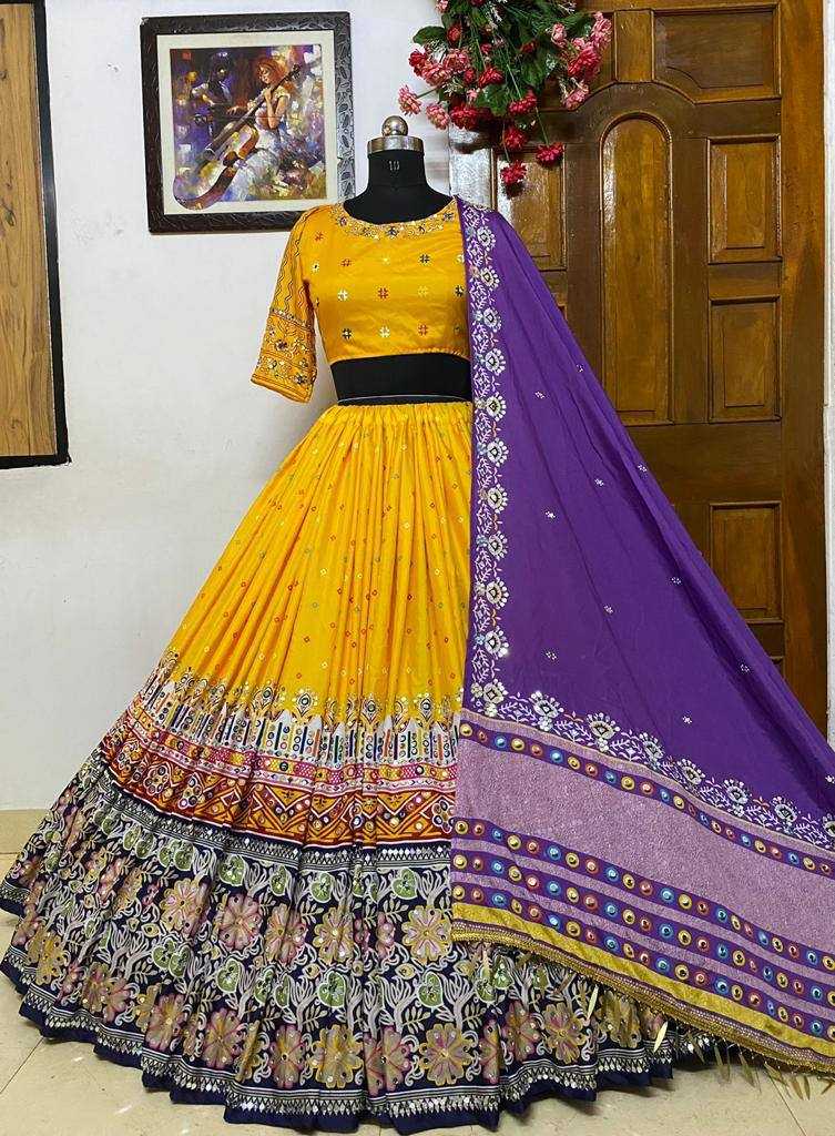 Soft Butter Silk Kesh151 938 Lehengas  Traditional Printed Navratri Chaniya Choli