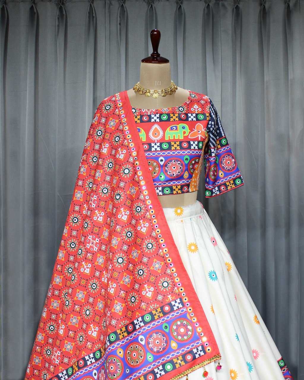 Soft Butter Silk Kesh196 1397 Lehengas  Traditional Silk Printed Navratri Chaniya Choli Lehengas