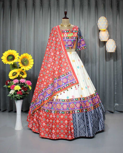 Soft Butter Silk Kesh196 1397 Lehengas  Traditional Silk Printed Navratri Chaniya Choli Lehengas