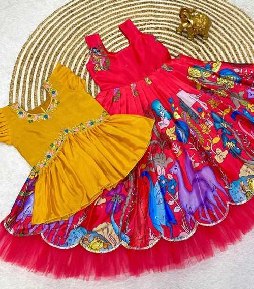 Soft Cginon Kesh109 Rrkt80 Kids Wear  Kids Lehengas Kids Gowns