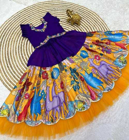 Soft Cginon Kesh109 Rrkt80 Kids Wear  Kids Lehengas Kids Gowns