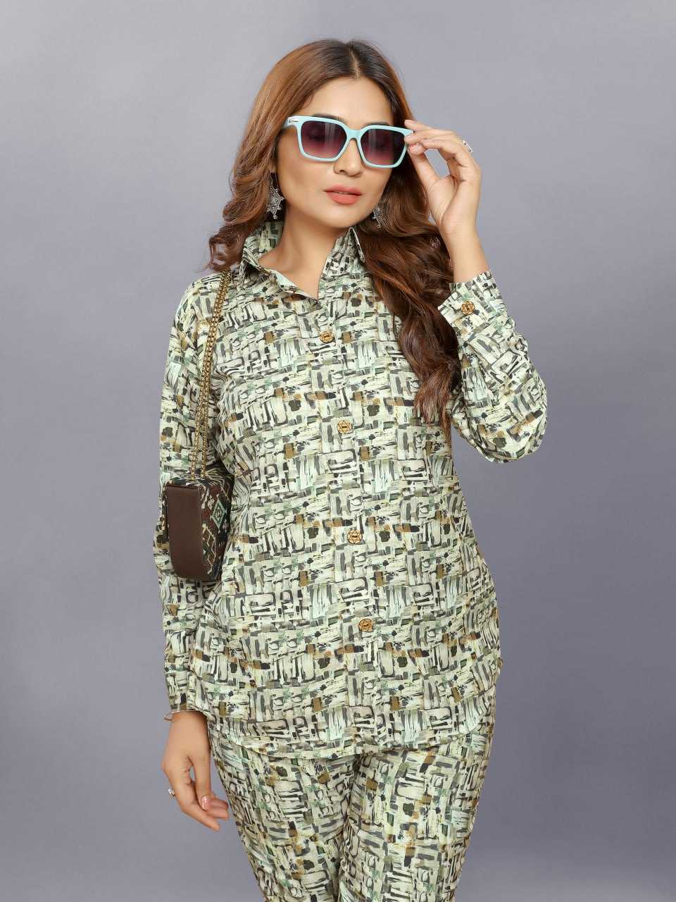 Soft Cotton Srrt Ready To Wear 4 Western Wear  Co-Ord Set