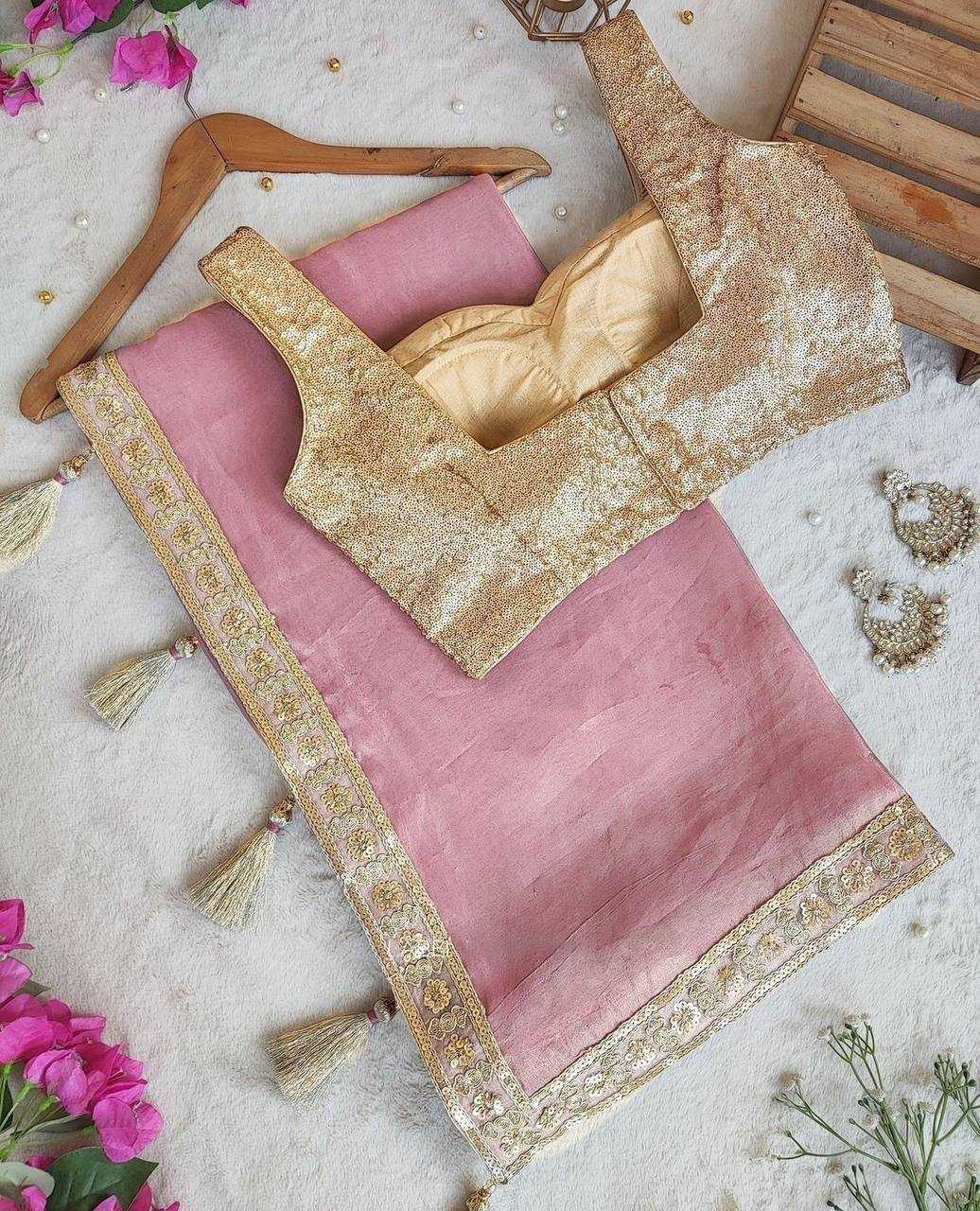 Soft Cursh Kesh163 01 Sarees  Party Wear Fancy Lace Border Zari Border Diwali Collections Sarees