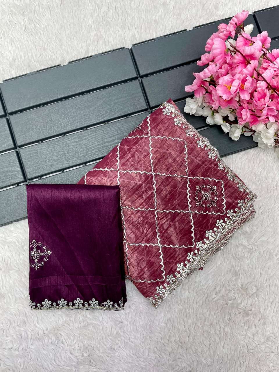 Soft Cursh Rmp 397 Sarees  Fancy Sequence Sarees