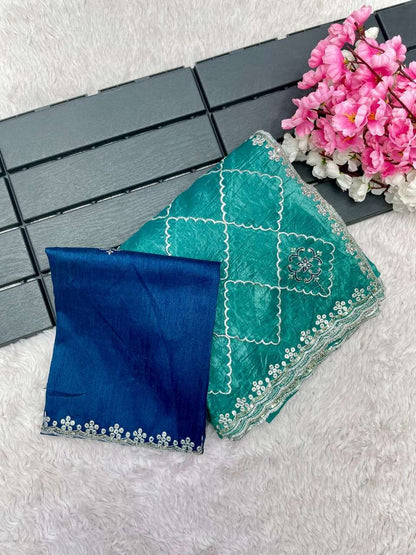 Soft Cursh Rmp 397 Sarees  Fancy Sequence Sarees