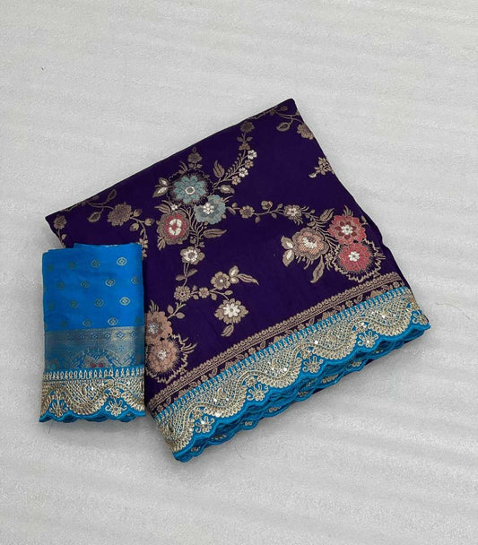 Soft Dola Kesh107 Rnnc65 Silk Sarees  Dola Silk Pure Zari Silk Embroidered Silk Sarees