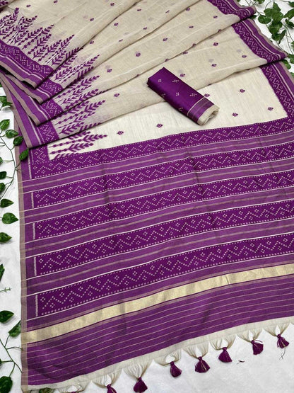 Soft Muga Silk Rif Pallu  Sarees