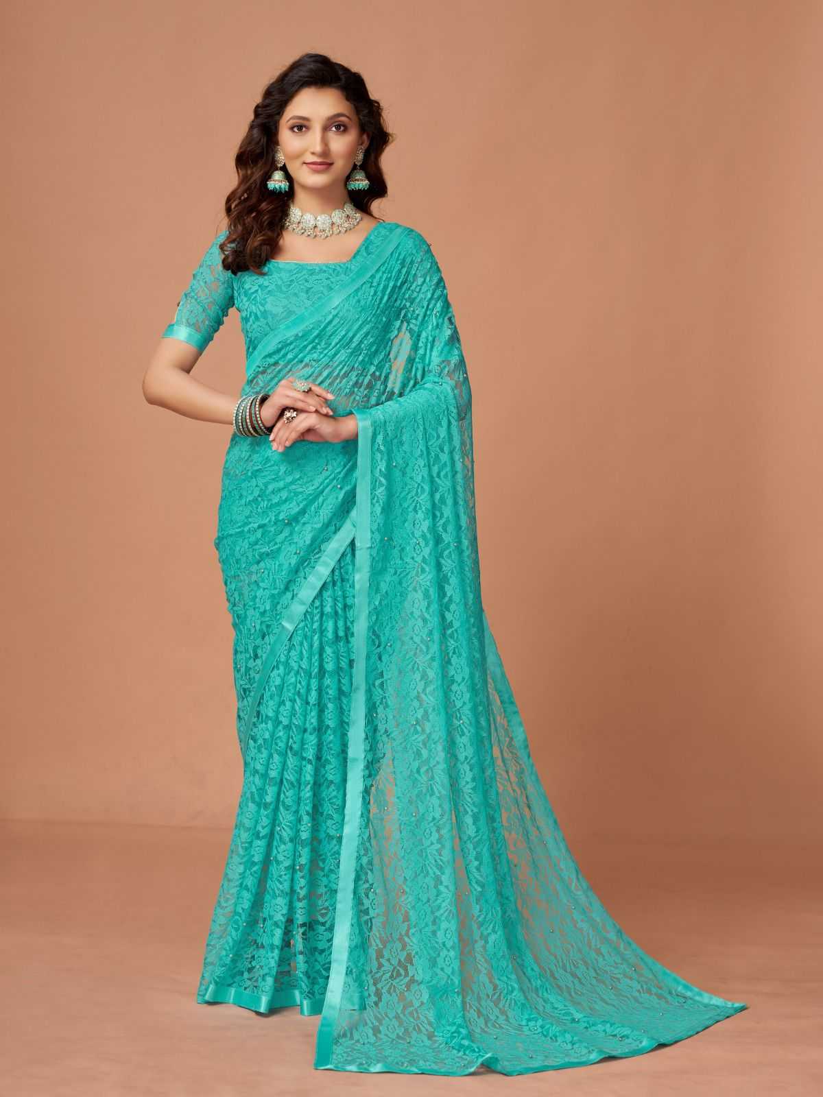 Soft Net Rdm 16 Sarees  Party Wear Fancy Net Sarees E