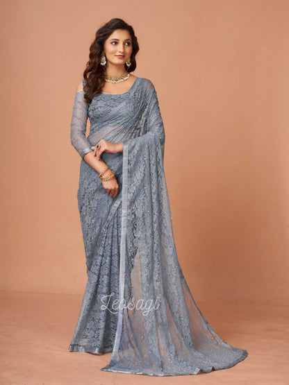 Soft Net Rdm 16 Sarees  Party Wear Fancy Net Sarees E