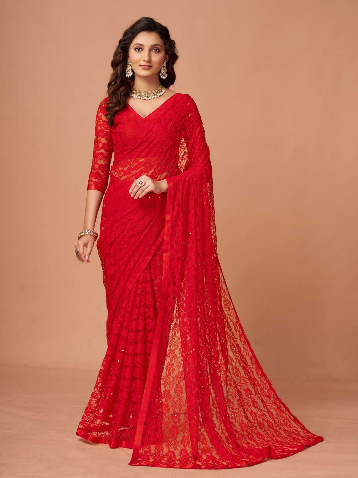 Soft Net Rdm 16 Sarees  Party Wear Fancy Net Sarees E