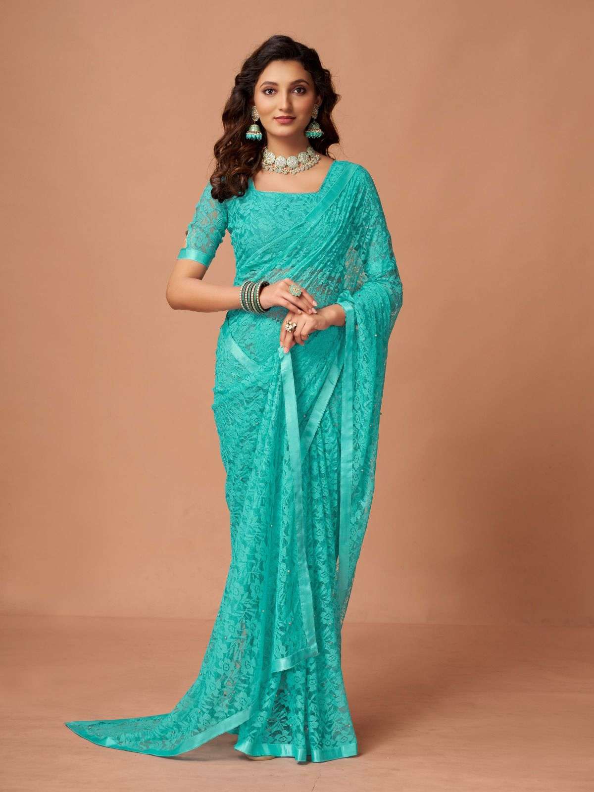 Soft Net Rdm 16 Sarees  Party Wear Fancy Net Sarees E