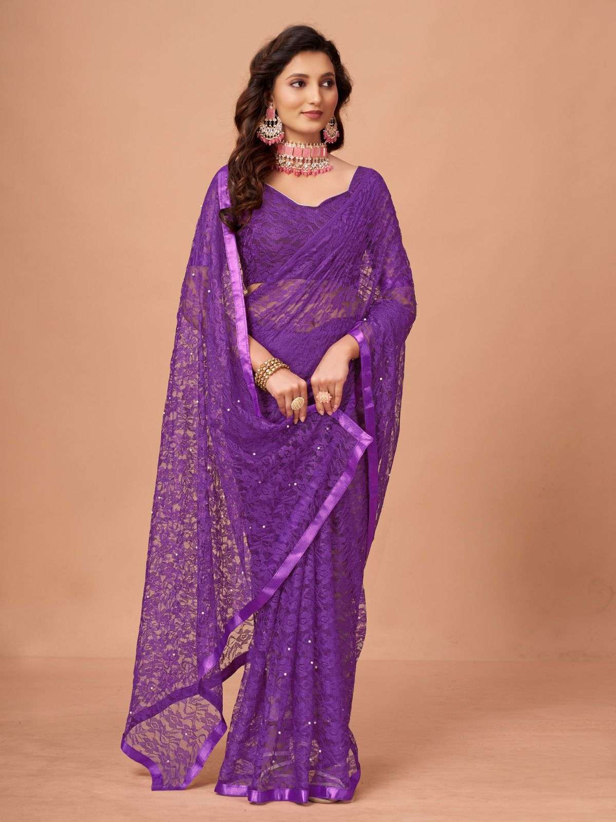 Soft Net Rdm 16 Sarees  Party Wear Fancy Net Sarees E