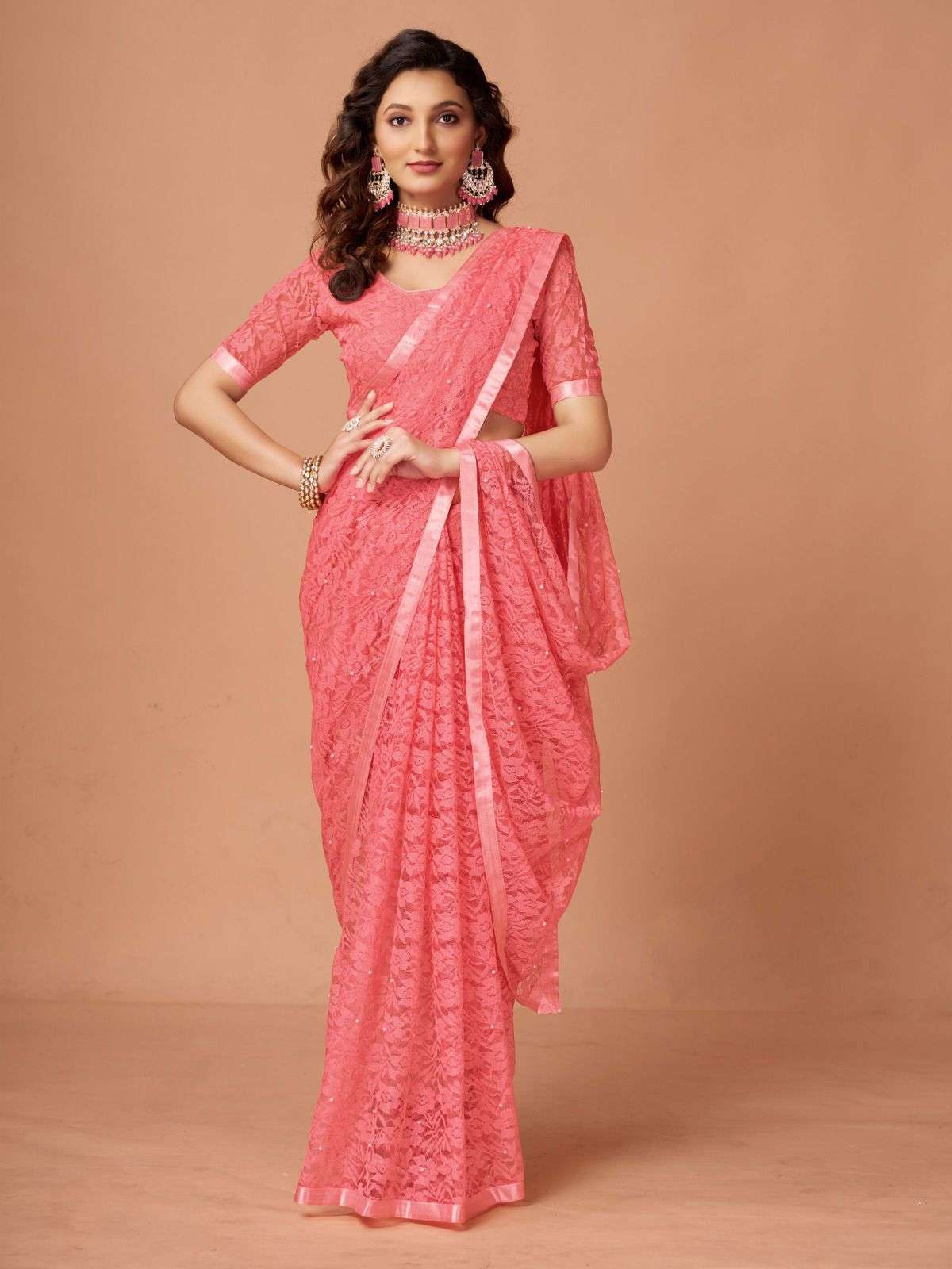 Soft Net Rdm 16 Sarees  Party Wear Fancy Net Sarees E