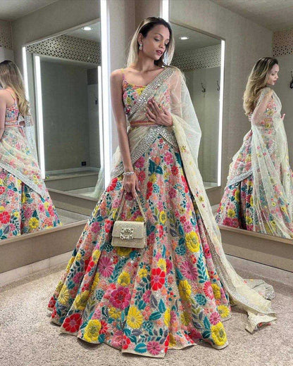 Soft Net Rin108 1372 Lehenga  Designer,Wedding,Net Fancy Lehenga