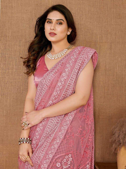 Soft Net Rvl 16  Saree