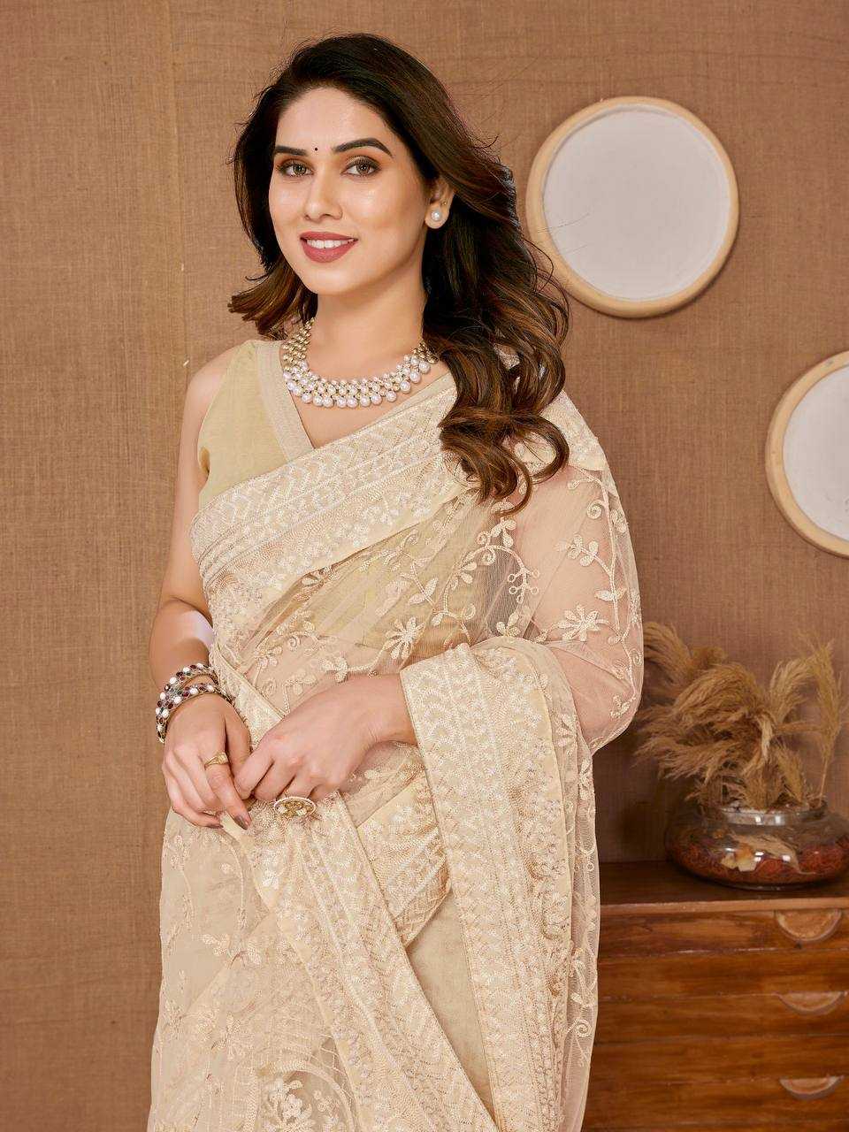 Soft Net Rvl 16  Saree