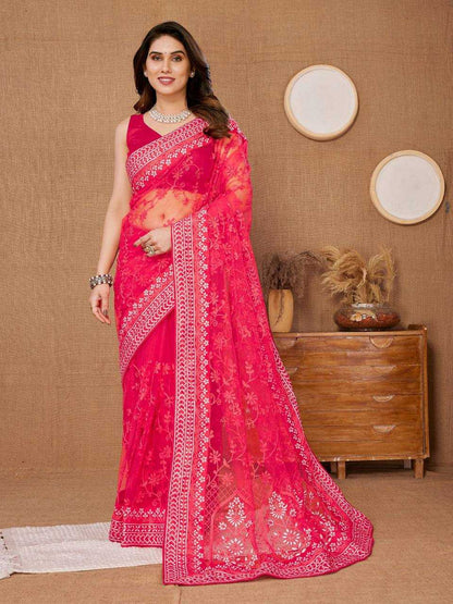 Soft Net Rvl 16  Saree