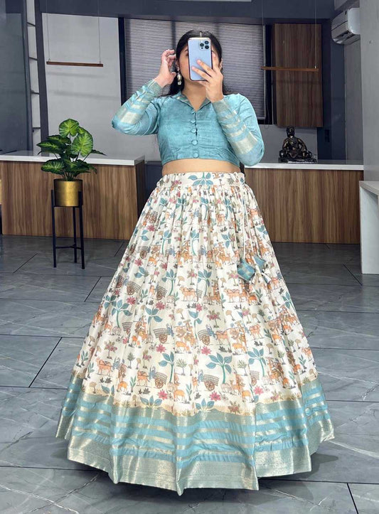 Soft Silk Gro 6154  Lehengas