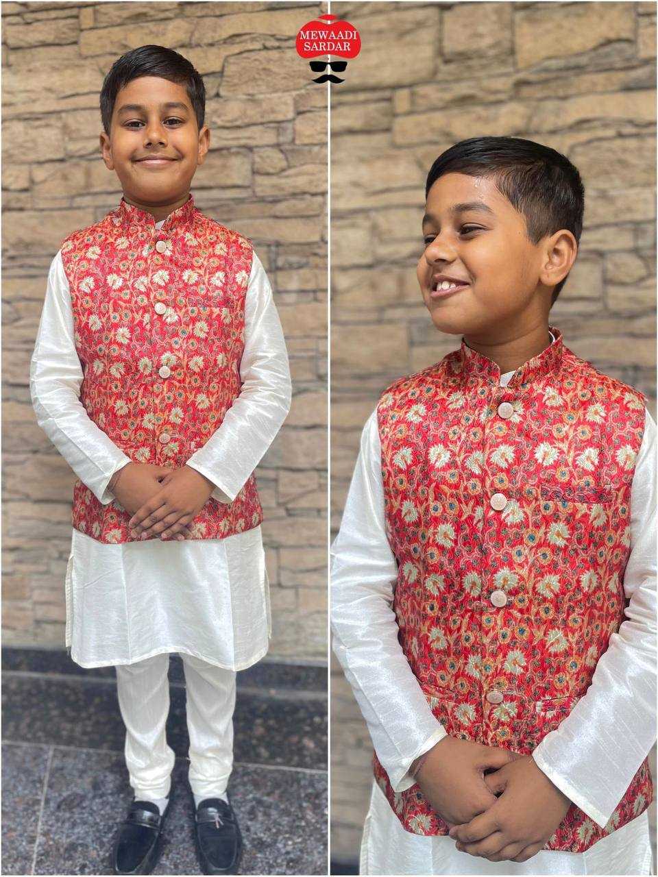 Soft Silk Inl 257 Kids Wear  Boys Kurta Pyjama E