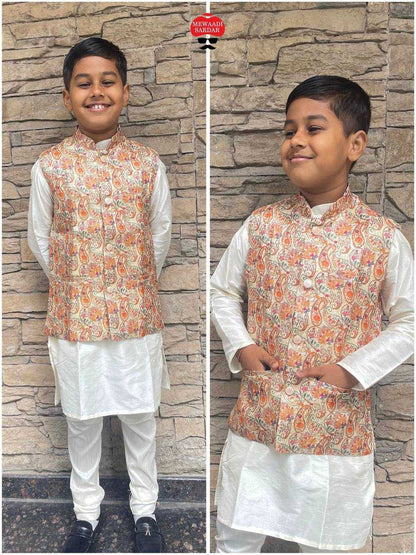 Soft Silk Inl 257 Kids Wear  Boys Kurta Pyjama E