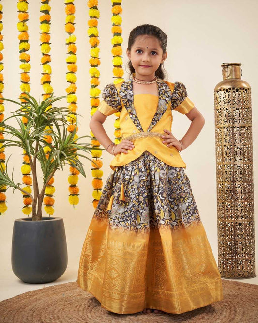 Soft Silk Kesh109 Rrkt35 Kids Wear  Kids Lehengas