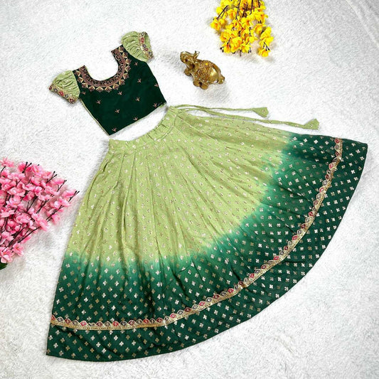 Soft Silk Kesh109 Rrkt52 Kids Wear  Kids Lehengas