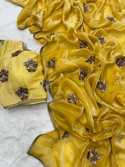 Soft Silk Ptf 01 Sarees  Designer Party Wear Fancy Sarees