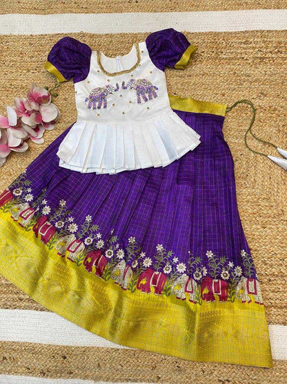 Soft Silk Ref 12 Kids Wear  Kids Lehengas