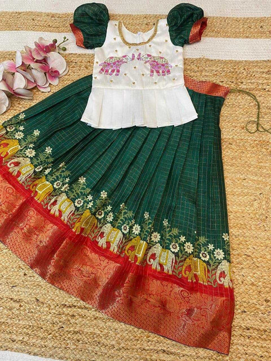 Soft Silk Ref 12 Kids Wear  Kids Lehengas