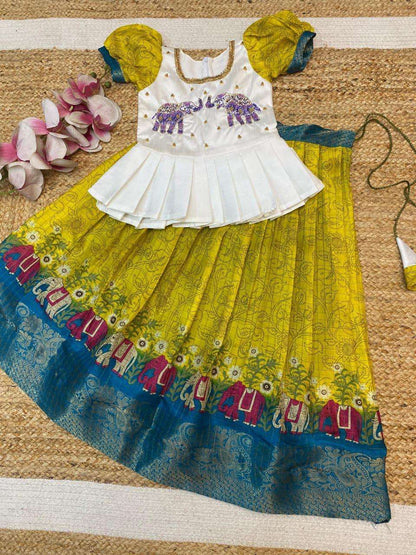 Soft Silk Ref 12 Kids Wear  Kids Lehengas