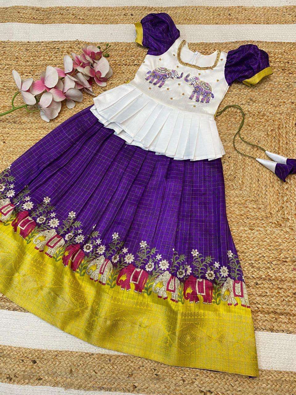 Soft Silk Ref 12 Kids Wear  Kids Lehengas