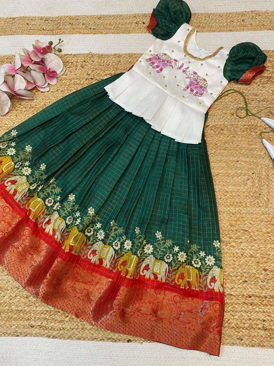 Soft Silk Ref 12 Kids Wear  Kids Lehengas