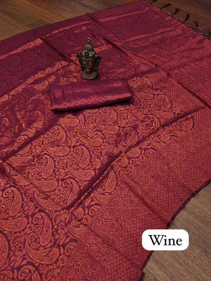 Soft Silk Rin118 Rgk72 Silk Sarees  Pattu Silk Soft Silk Traditonal Heavy Silk Sarees