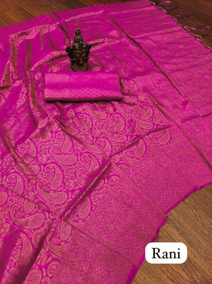 Soft Silk Rin118 Rgk72 Silk Sarees  Pattu Silk Soft Silk Traditonal Heavy Silk Sarees